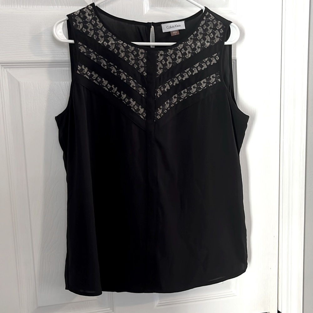 Women’s Calvin Klein black size large blouse